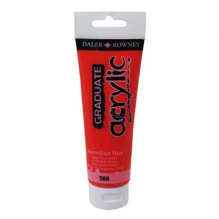 Farba akrylowa Graduate Acrylic 120ml Vermilion Hue 123120588